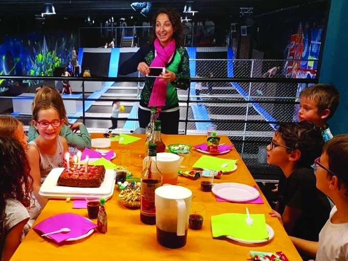 Fêtez un anniversaire dans un trampoline park